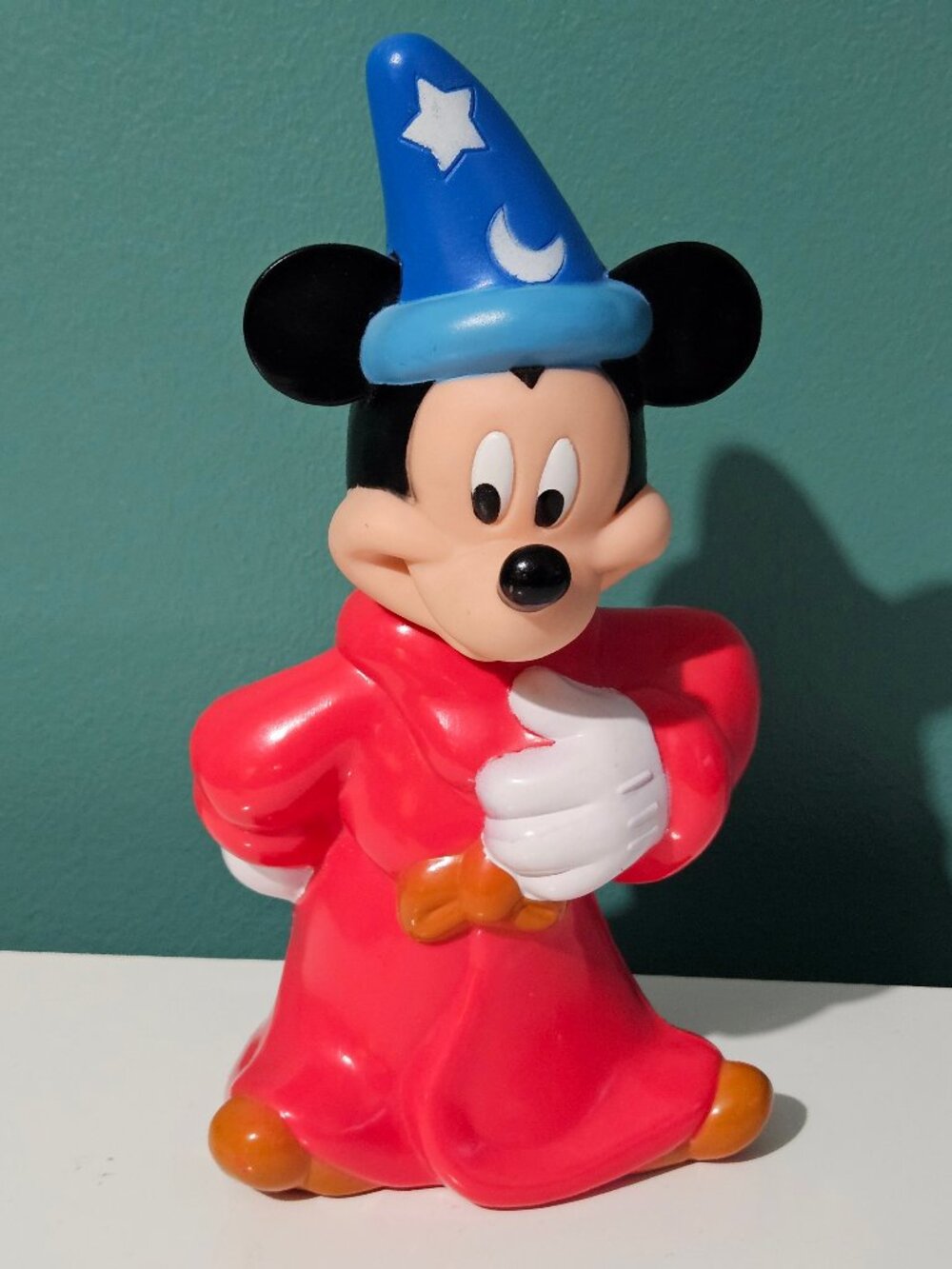 Vtg Disney Fantasia Apprentice Sorcerer Mickey Mouse Empty Bubble Bath Bottle